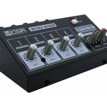 Imagem de Mini Mesa De Som 4 Canais Volume A Bateria Mm 401M Csr