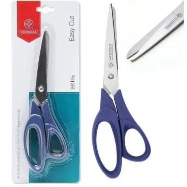 Imagem de Tesoura multiuso azul corte facil mundial 162n-7.1/2