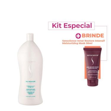 Imagem de Kit Senscience Silk Moisture Condicionador Litro e Inner Restore Inten