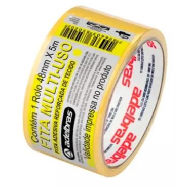 Imagem de Fita Silver Tape 48mmx5m Amarela Adelbras