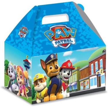 Imagem de Caixa para presente decorada patati patata maleta 15x15x10c packpel