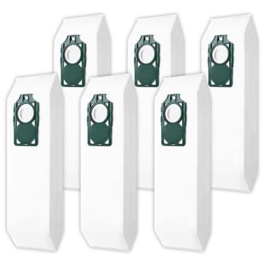 Imagem de Sacos de aspirador de pó RLH-6 para aspirador vertical Riccar SupraLite R10S R10D R10O R10S e Simplicity Freedom R10S R10D S10P S10S, compare com a peça # RLH-6 SLH-6, pacote com 6