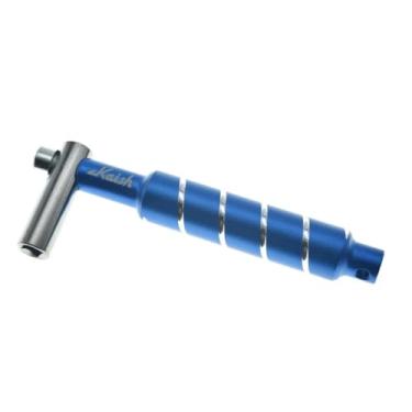 Imagem de Dopro Chave de afinação de bateria padrão com haste de aço para bateria acústica e eletrônica, estilo G azul