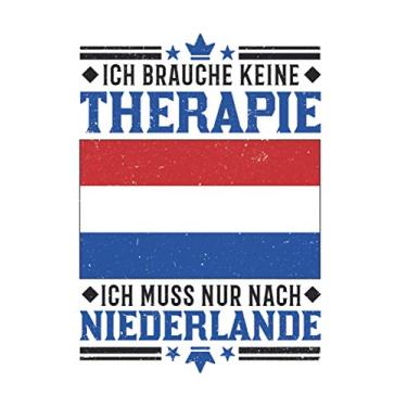 Imagem de Niederlande Notizbuch: Niederlande Urlaub Therapie Holland Reise Texel / 6x9 Zoll / 120 karierte Seiten Seiten