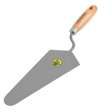 Imagem de Colher De Pedreiro 10"" Em Aco C/Cabo De Madeira Tramontina