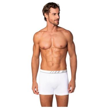 Imagem de Kit com 10 Cuecas Boxer Lupo Em Microfibra Masculina Sem Costura Ataca