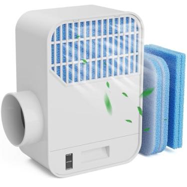 Imagem de Kit de ventilação de secador interno 3 em 1 para secador elétrico, filtro de poliéster e sistema de gaveta de água, Eiminar poeira de fiapos, com 3 peças de filtros de poliéster, para secadores