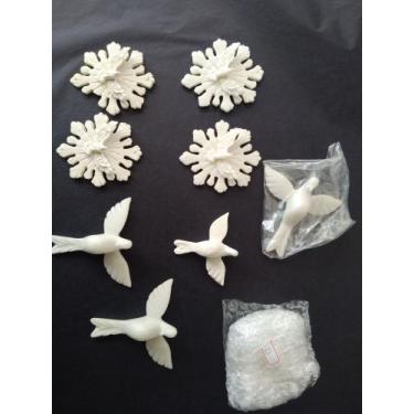 Imagem de Pombo  divino  resina 12 unidade - Armarinhos