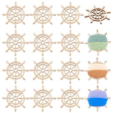 Imagem de PH PandaHall 20 peças de bobinas de fio dental organizador de linha enrolador de linha de costura bordado armazenamento de fio dental suporte de linha bobinas de madeira cartão para costura crochê