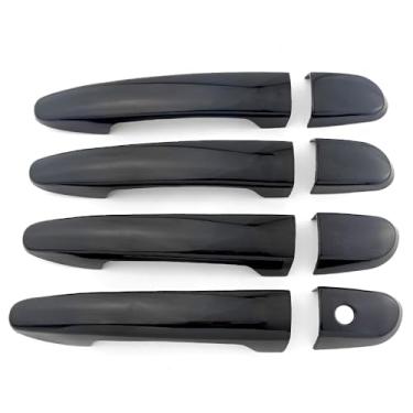 Imagem de Dakitita Acabamento de maçaneta exterior preto brilhante para Mazda 2 3 6 CX-3 CX-5 CX-9 Mazda2 Mazda3 Mazda6 acessórios decoração (sem furos para chave inteligentes)