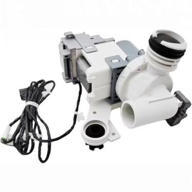 Imagem de DC97-19289 Conjunto de bomba de drenagem de lavadora compatível com máquina de lavar