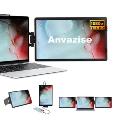 Imagem de Anvazise Extensor De Monitor De Laptop,14.1 inch Monitor portátil Duas Telas 1920 × 1080 FHD IPS USB C/HDMI portátil, suporte de capa incluído, Plug and Play,para Laptop notebook (14inch)