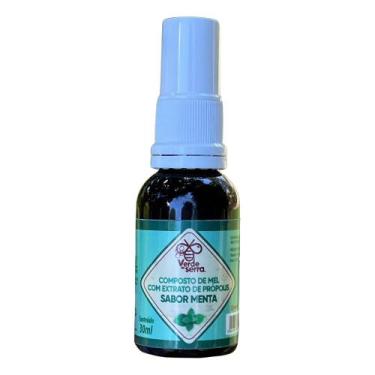 Imagem de Composto De Mel Com Extrato De Própolis Sabor Menta 30ml - Verde da Se