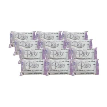 Imagem de Kit 12 Sabonetes Glicerinado Flor de Alfazema Poty Cosméticos 90g