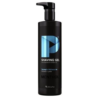 Imagem de Shaving Gel De Barbear Play Barber 1kg Menthol Profissional