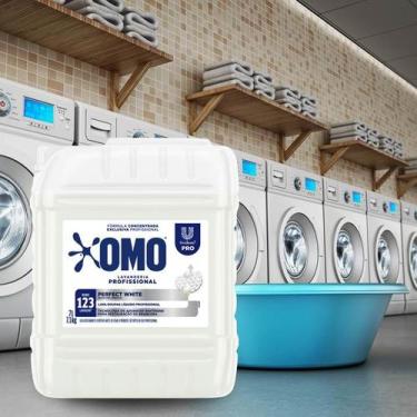 Imagem de Lava Roupas Líquido Perfect White 7L Omo
