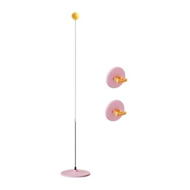 Imagem de Aymzbd Bola de reação de boxe, bola de velocidade, equipamento de auto -treinamento, treinador de tênis de mesa de bola, Rosa