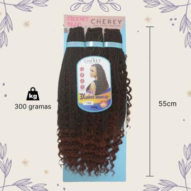 Imagem de Aplique Gypsy 3x Cabelo Boho Box 300gr Crochet Braid