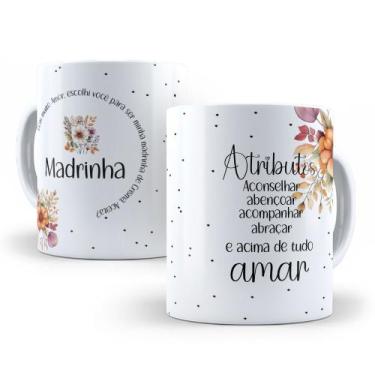 Imagem de Caneca de Cerâmica Branca Personalizada 325ml Tema Crisma - Mecolour
