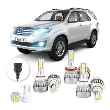 Imagem de Lampada Led Toyota Hilux Sw4 2016 A 2020 Hb4 H11 Hb3 20000lm - V10, Br