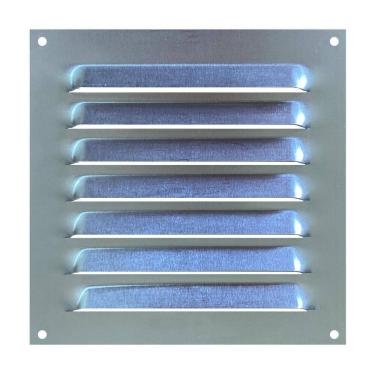 Imagem de Grade De Ventilação Quadrada Em Alumínio Grelha 20X20 Cm