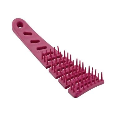 Imagem de Escova De Cabelo Flexível Sissi Rosa Profissional Dompel