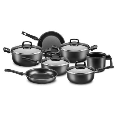 Imagem de Conjunto de Panelas Safira Grafite tvt 7 Peças 5650 mta