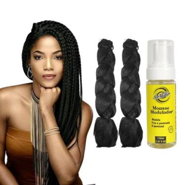 Imagem de Kit 2 Jumbo Para Trança 399g + Shampoo e Tônico Super Fresh - Ser Mulh