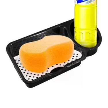 Imagem de Porta detergente plástico com tela preto Nitronplast - NITRONPLAST IND