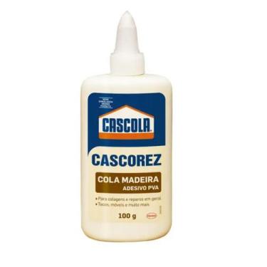 Imagem de Cola Madeira Amarela 100g Cascorez Adesivo Pva