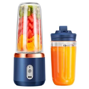 Imagem de Liquidificador Portátil Mini 400ml Usb Ideal Para Frutas