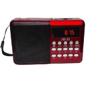 Imagem de Rádio Portátil Analógico Pen Drive Recarregável - Altomex