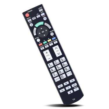 Imagem de Novo controle remoto N2QAYB000703 de substituição compatível com Panasonic Viera TV TC-L55DT50 TC-P65ST50 TC-P50ST50 TC-P55VT50 TC-P55ST50 TC-L42ET5 TC-L47ET5 TC-L47DT50 TC-L47DT50 TC-L47DT50