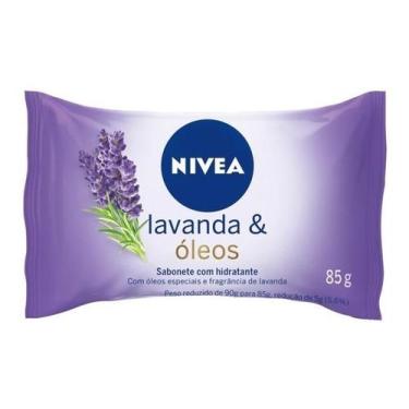 Imagem de Kit c/ 4 Sabonete Em Barra Nivea Lavanda & Oleos 85g