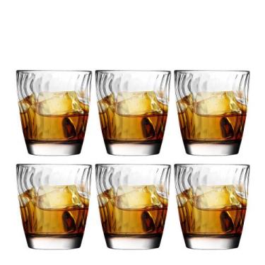 Imagem de Kit Copo Rocks Wave de Vidro 6pcs, 385ml - Ruvolo