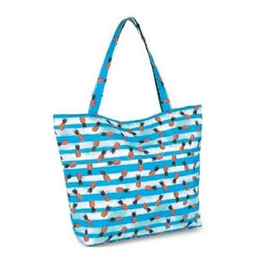 Imagem de Bolsa Sacola Tote Bag Abacaxi Praia Passeio Academia Oficial - Clio, A