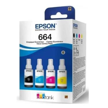 Imagem de Frascos de tinta 664 Genuine Multipack MELHOR PREÇO - EP. ECO PACK