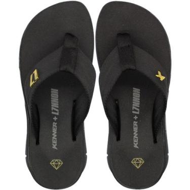 Imagem de Sandália De Dedo Kenner Orak L7NNON Masculina, Preto, 42