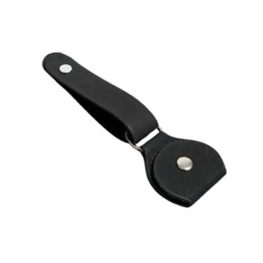 Imagem de Dynwave Adaptador de cabeçote tiras de tiras, porta -chave de guitarra com suporte para picareta, cinta para guitarra para guitarras acústicas, Preto