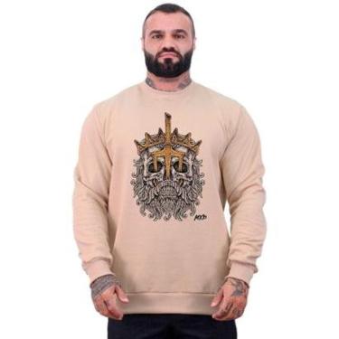 Imagem de Blusa Moletom Basic MXD Conceito Sem Touca Moda Fitness De Treino-Masculino