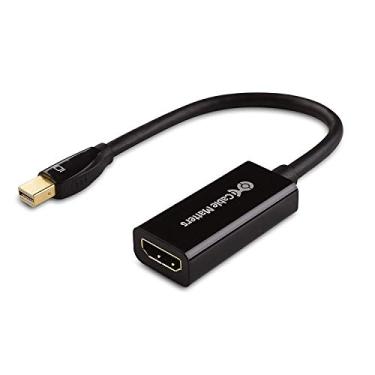 Imagem de Cabo Matters Mini DisplayPort (compatível com Thunderbolt 2 portas) para adaptador HDMI - resolução 4K pronta, Preto