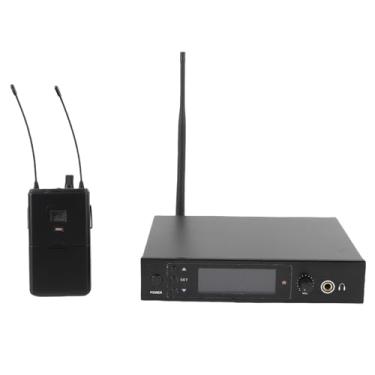 Imagem de de Monitor Sem Fio No Ouvido, Estéreo Profissional de IEM Com Transmissor e Receptor, Monitoramento do IEM para Exposição de Estúdio de Desempenho Ao Em Palco (Plugue nos EUA)