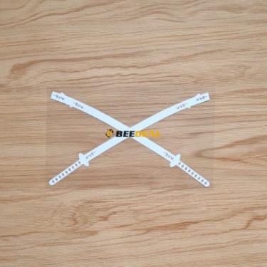 Imagem de Adesivo de vinil katana com espada samurai japonesa - branco 15 cm - para carro barco laptop copo sem fundo cortado