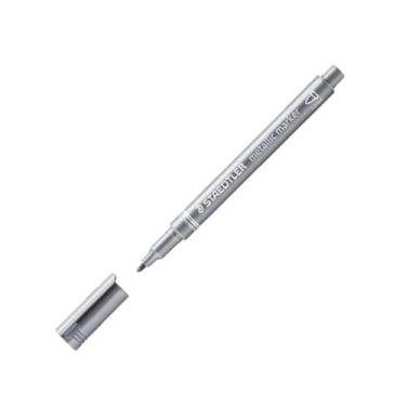 Imagem de STAEDTLER Marcador permanente, ponta redonda, 1-2 mm 1 marcador prata