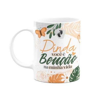 Imagem de JPS INFO, Caneca de Dindos - Dinda - Voc� � ben��o na minha vida