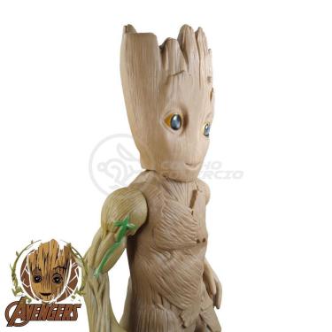 Imagem de Brinquedo Boneco Vingadores Groot Árvore 27Cm Heróis Marvel