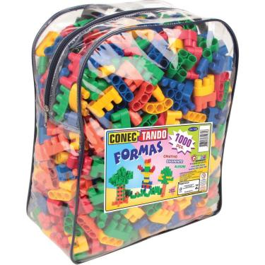 Imagem de Blocos De Montar - Conectando Formas - 1000 Peças - Pvc