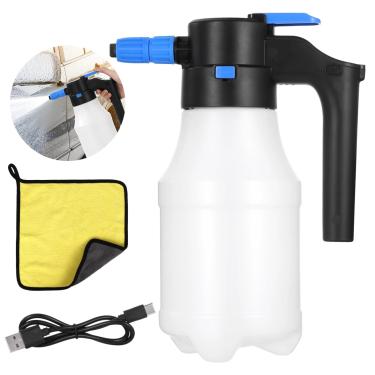 Imagem de OMISTAR Pulverizador De Espuma Elétrico Para Carro 1,5 L, Chaleira Pulverização Portátil, Recarregável E Sem Fio, Com Bateria, Bomba Canhão Carros, Janelas, Irrigação Jardim