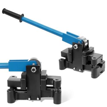 Imagem de SDSNTE Dobrador de deslocamento de conduíte de tamanho duplo 2 em 1 - EMT de ½ "e ¾", garantindo instalações elétricas precisas e eficientes, azul