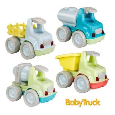 Imagem de Caminhão Interativo Baby Truck Brinquedo Plástico Infantil - Napolesto
